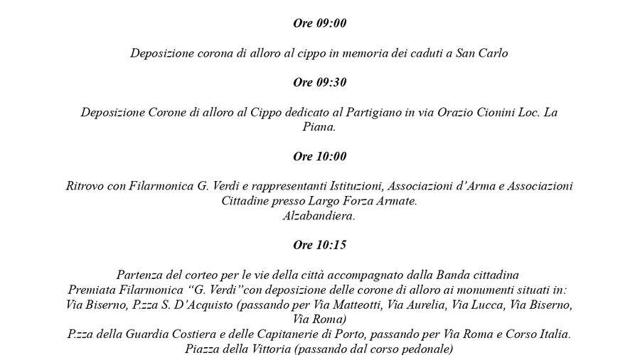 25 aprile 2026