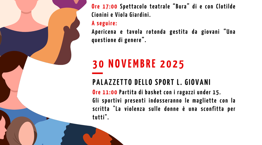 Iniziativa Giornata per l'eliminazione della violenza contro le donne