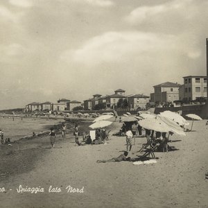 Storia Cartolina Panorama dal mare della torre