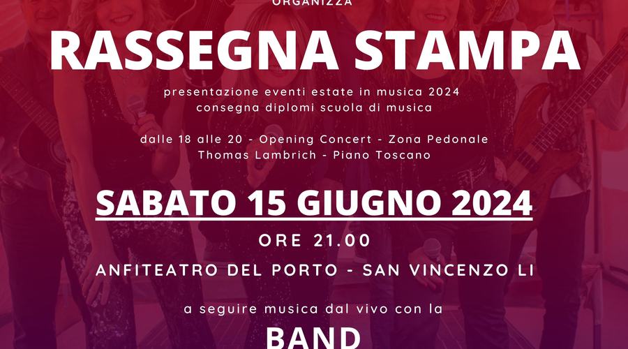 rassegna stampa eventi e concerto